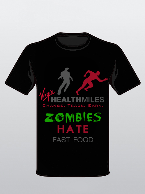 Diseño de Camiseta por Slick Rick Media para Virgin HealthMiles | Diseño #1040989