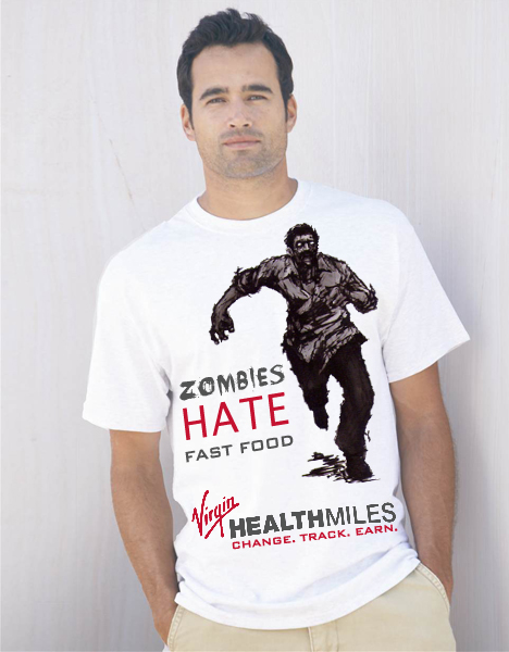 T-shirt Design by Slick Rick Media for Virgin HealthMiles | Design #1041010
