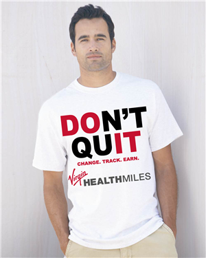 T-shirt Design by Slick Rick Media for Virgin HealthMiles | Design: #1041030
