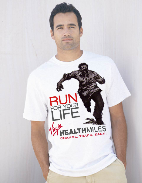 T-shirt Design by Slick Rick Media for Virgin HealthMiles | Design #1056338