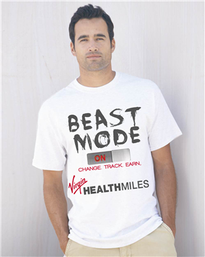 T-shirt Design by Slick Rick Media for Virgin HealthMiles | Design: #1064749