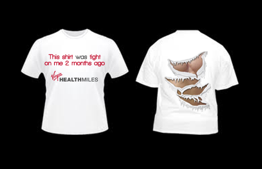 T-Shirt-Design von Slick Rick Media für Virgin HealthMiles | Design #1065950