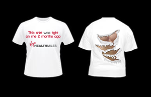 Diseño de Camiseta por Slick Rick Media para Virgin HealthMiles | Diseño: #1065950