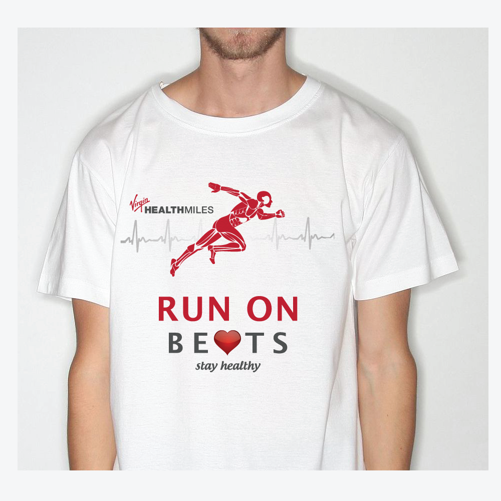 T-shirt Design by Gaurav_Thakur for Virgin HealthMiles | Design #1042626