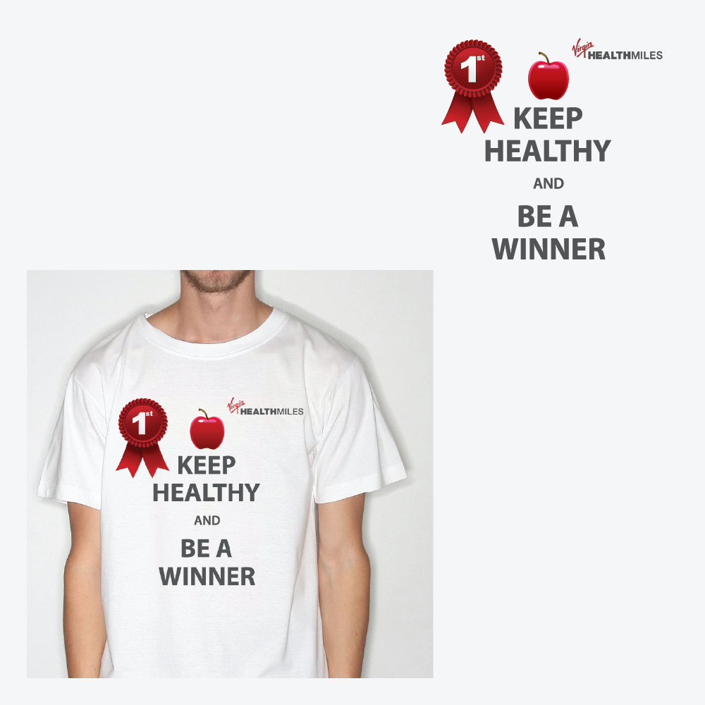 T-shirt Design by Gaurav_Thakur for Virgin HealthMiles | Design #1044088