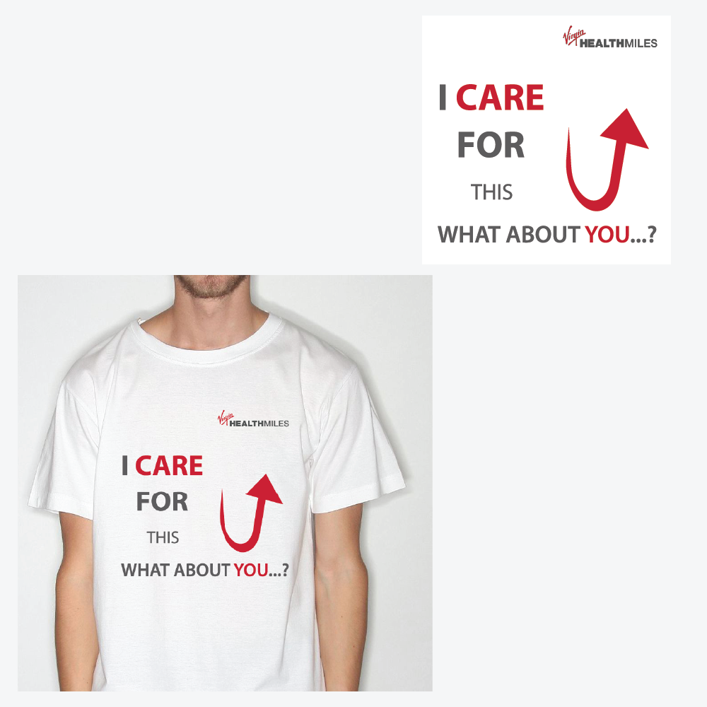 T-shirt Design by Gaurav_Thakur for Virgin HealthMiles | Design #1044123