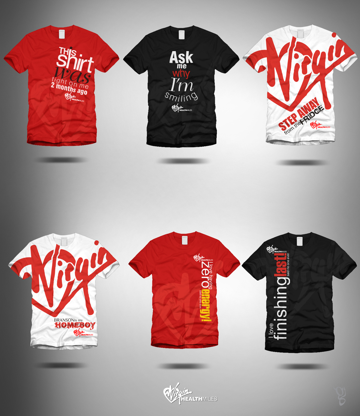 T-shirt Design by gray mind for Virgin HealthMiles | Design #1064350