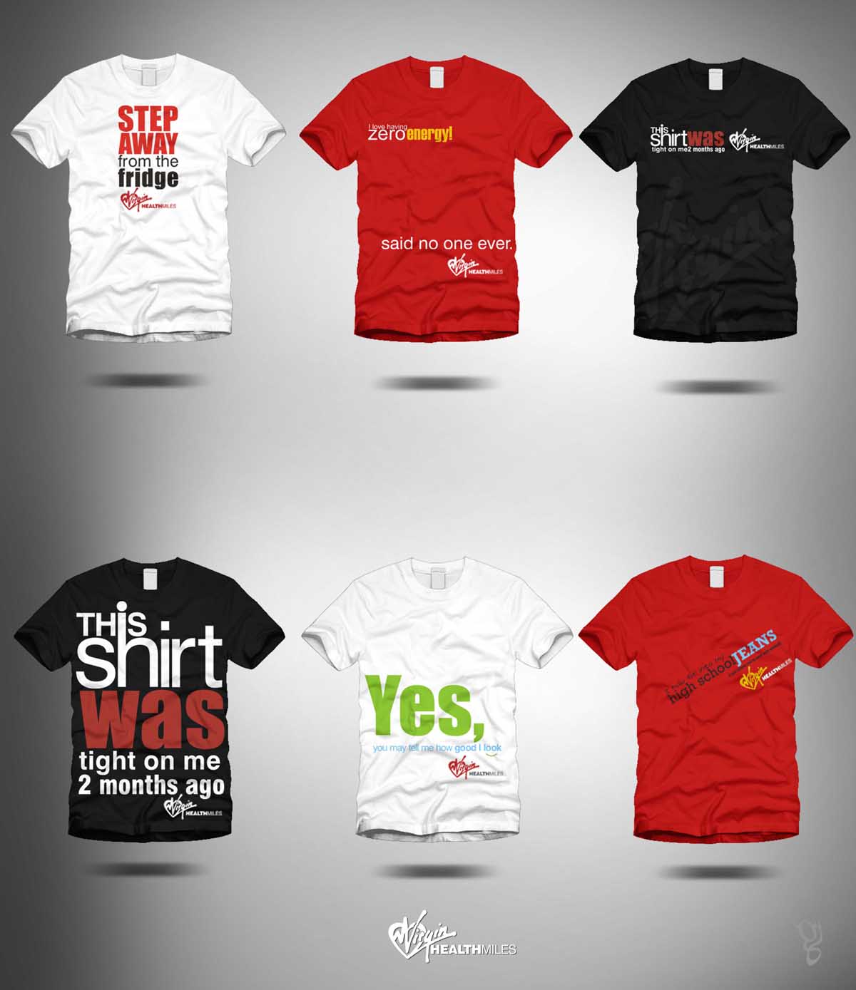 T-shirt Design by gray mind for Virgin HealthMiles | Design #1068896