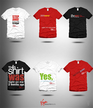 T-shirt Design by gray mind for Virgin HealthMiles | Design: #1068952