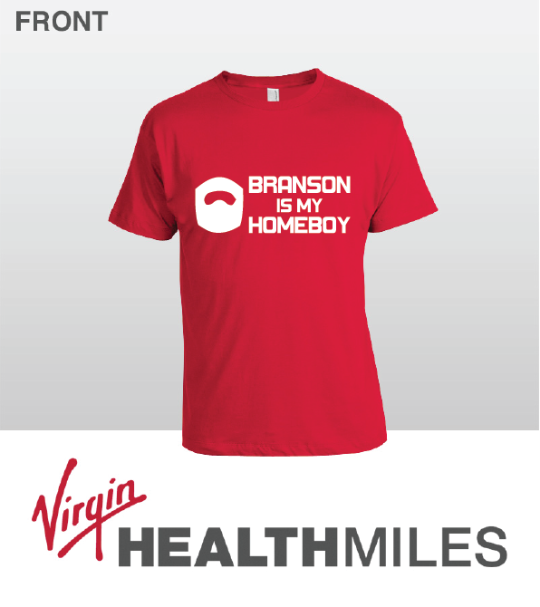 Diseño de Camiseta por Ryan Orlowski para Virgin HealthMiles | Diseño #1062054