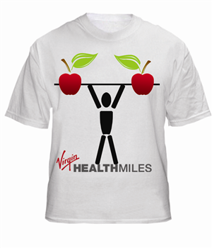 Design de T-shirt par MasterDesign pour Virgin HealthMiles | Design : #1041648