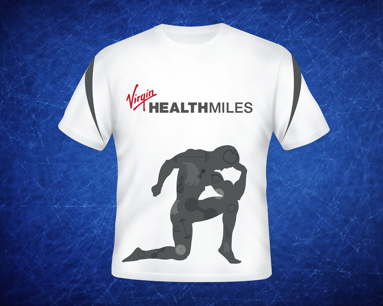 Design de T-shirt par MasterDesign pour Virgin HealthMiles | Design #1041898