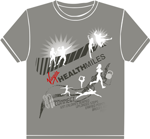 Design de T-shirt par YourCustomDesigner pour Virgin HealthMiles | Design : #1063327