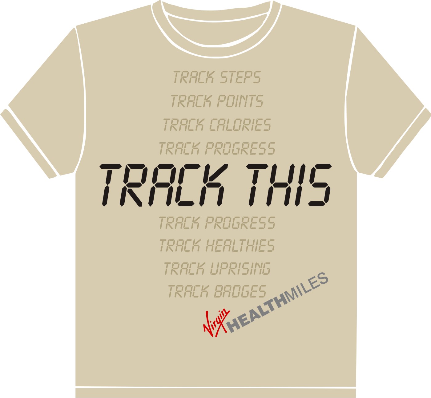 T-shirt Design by YourCustomDesigner for Virgin HealthMiles | Design #1082279