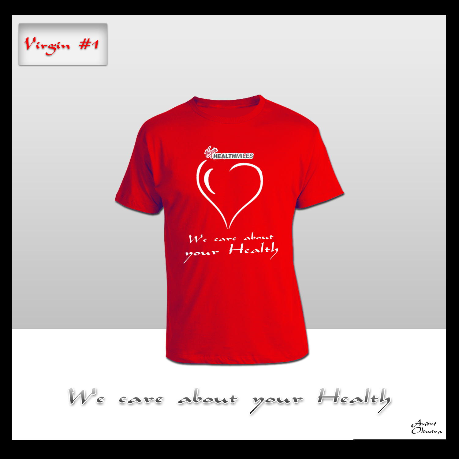 T-shirt Design by André Oliveira for Virgin HealthMiles | Design #1042852
