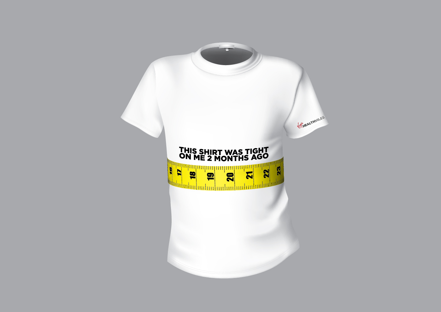 T-Shirt-Design von purpur für Virgin HealthMiles | Design #1074775