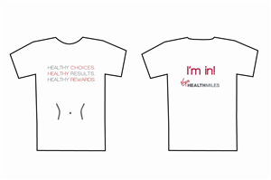 T-shirt Design by ADE for Virgin HealthMiles | Design: #1022627