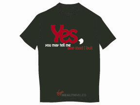 T-shirt Design by Dominique for Virgin HealthMiles | Design: #1083011