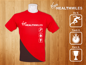 T-shirt Design by onamel for Virgin HealthMiles | Design: #1046783