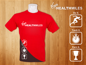 T-shirt Design by onamel for Virgin HealthMiles | Design: #1046787
