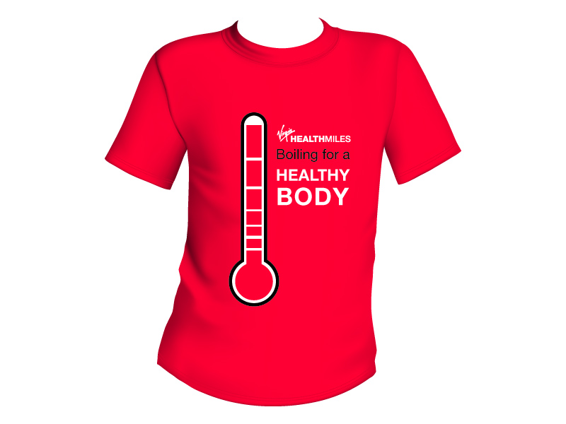 T-shirt Design by JY for Virgin HealthMiles | Design #1049192