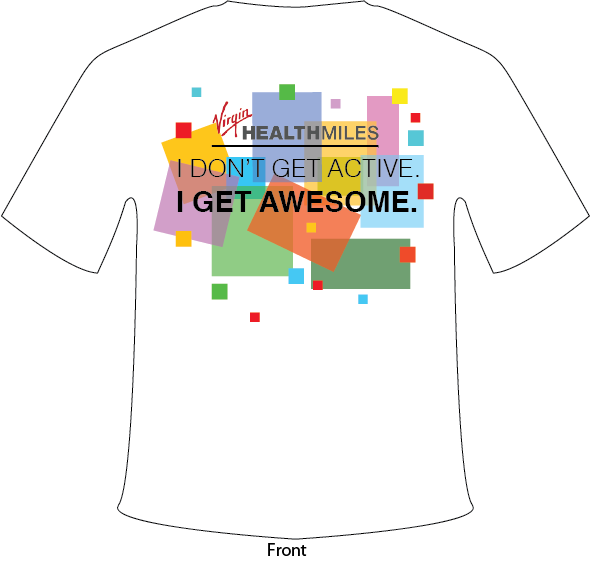 T-shirt Design by edfsoriano for Virgin HealthMiles | Design #1075832