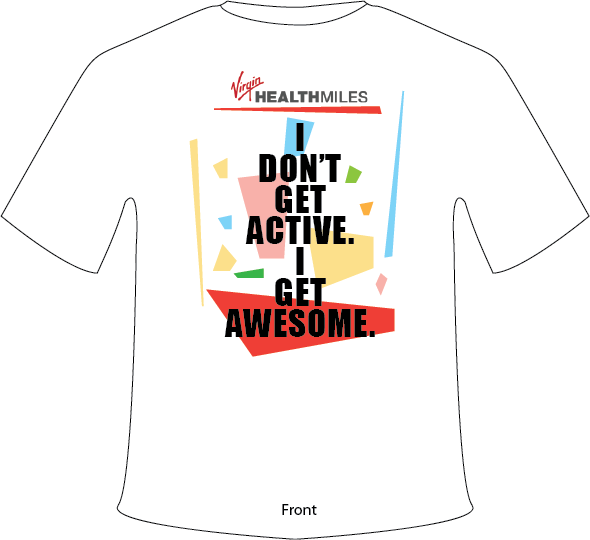 T-shirt Design by edfsoriano for Virgin HealthMiles | Design #1075841
