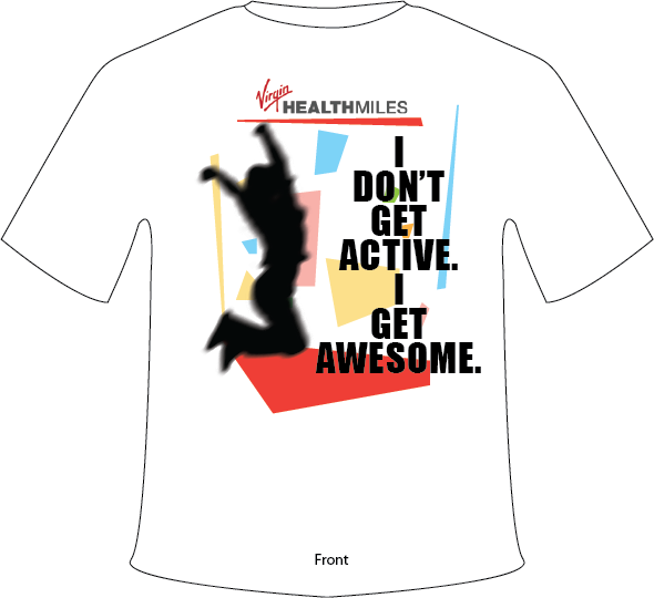 Diseño de Camiseta por edfsoriano para Virgin HealthMiles | Diseño #1075849