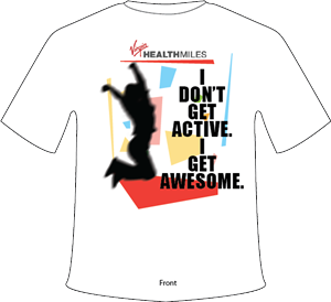 Diseño de Camiseta por edfsoriano para Virgin HealthMiles | Diseño: #1075849