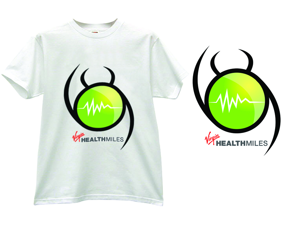 T-shirt Design by idesignmadness for Virgin HealthMiles | Design #1074531