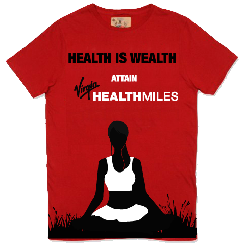 T-shirt Design by Seema Singh for Virgin HealthMiles | Design #1054329