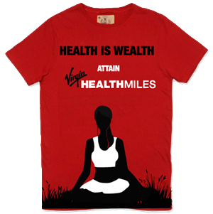 T-shirt Design by Seema Singh for Virgin HealthMiles | Design: #1054329