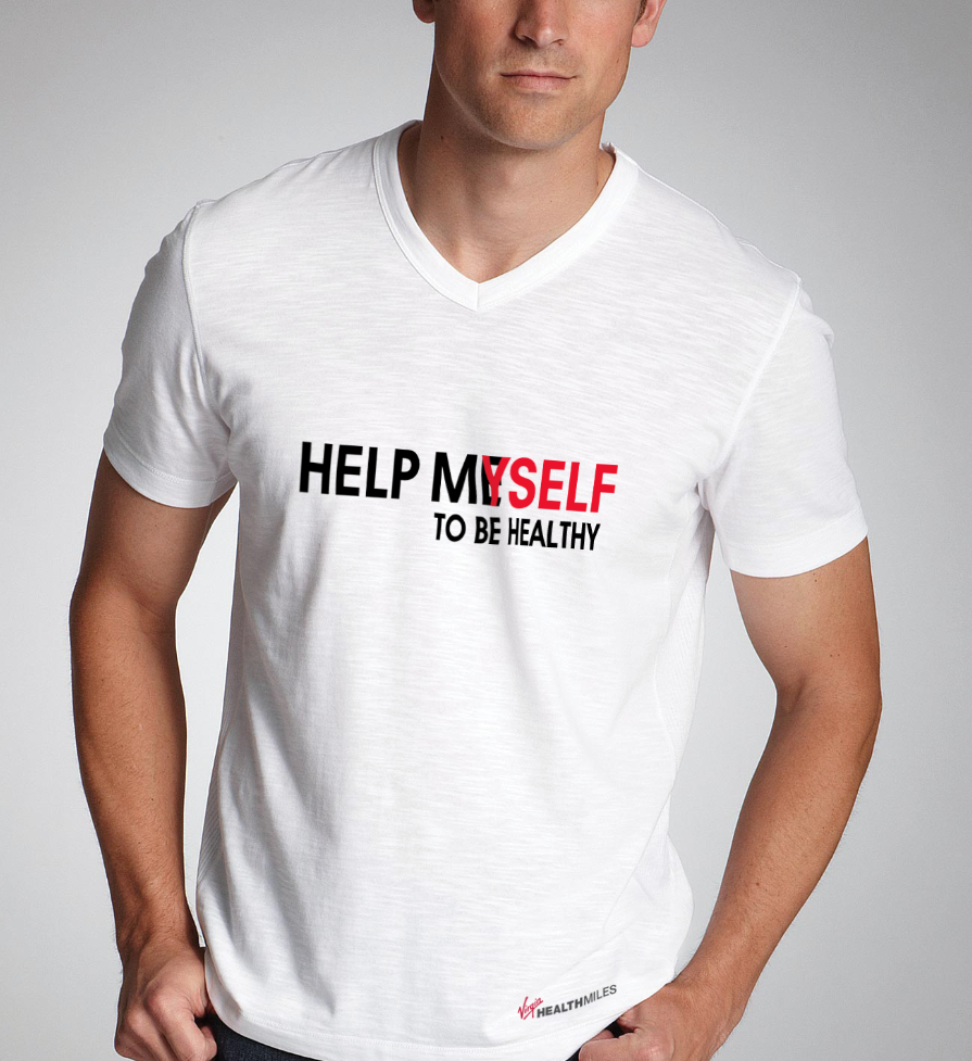 T-shirt Design by Maya Dadgar for Virgin HealthMiles | Design #1051919