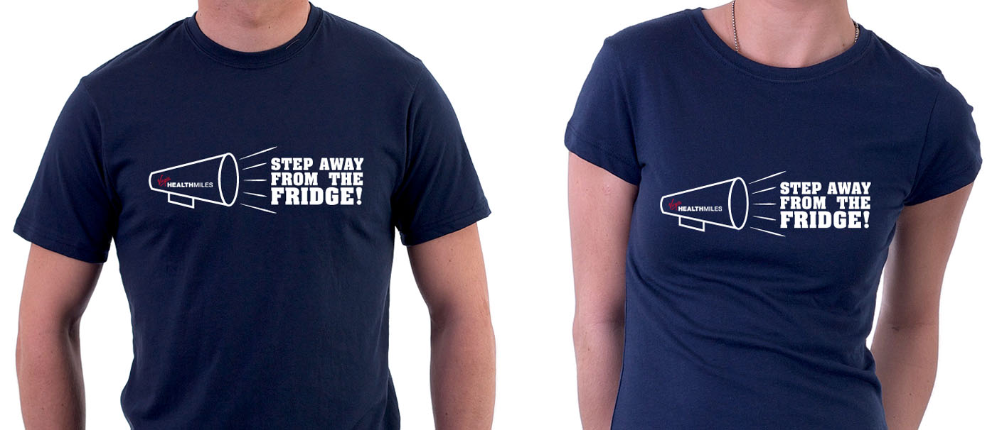 T-shirt Design by The Design Cup for Virgin HealthMiles | Design #1079206