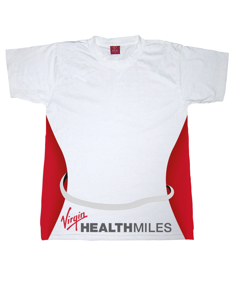 T-shirt Design by x2pher for Virgin HealthMiles | Design #1041549