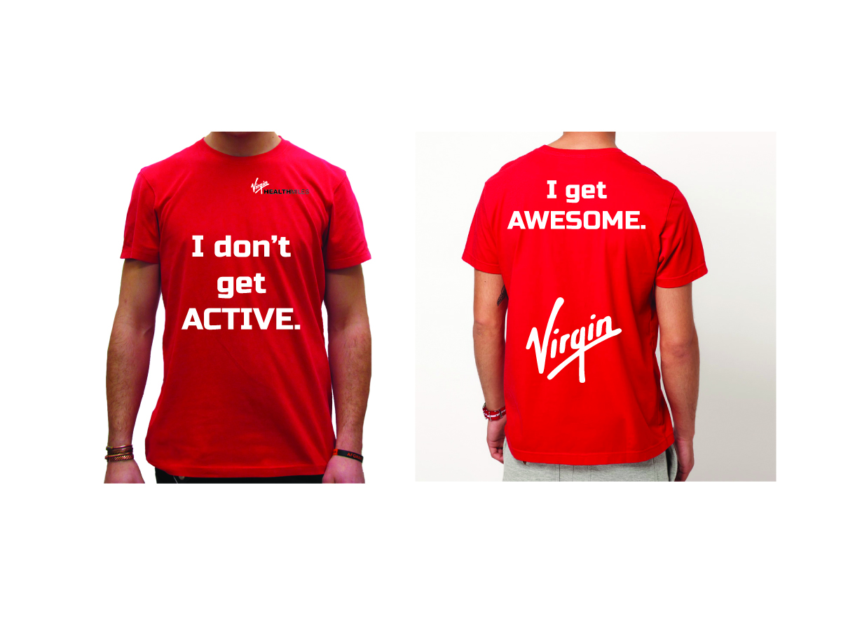 Design de T-shirt par Phil B pour Virgin HealthMiles | Design #1082528