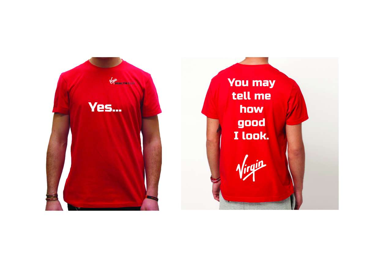 T-shirt Design by Phil B for Virgin HealthMiles | Design #1082530