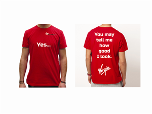 T-shirt Design by Phil B for Virgin HealthMiles | Design: #1082530
