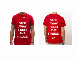 T-shirt Design by Phil B for Virgin HealthMiles | Design: #1082531