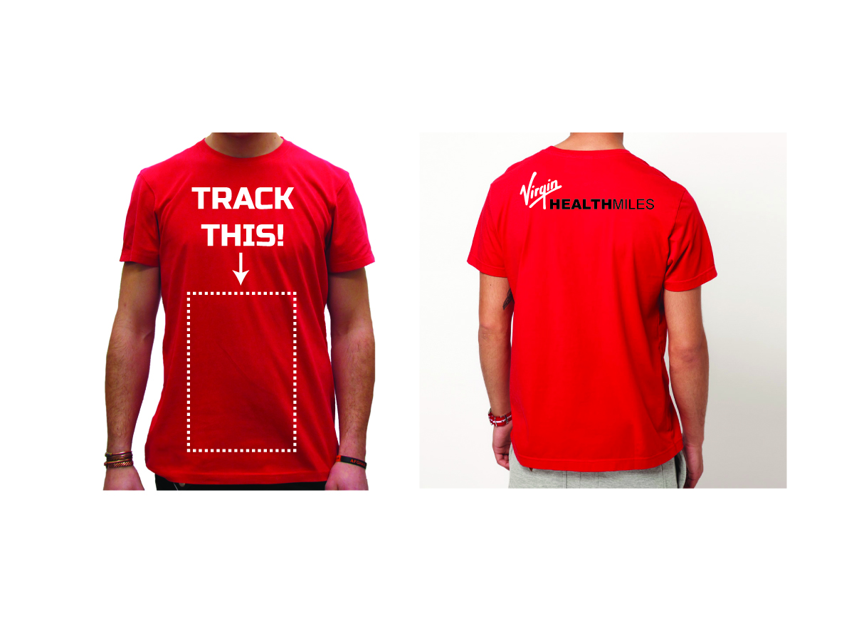 T-shirt Design by Phil B for Virgin HealthMiles | Design #1082536