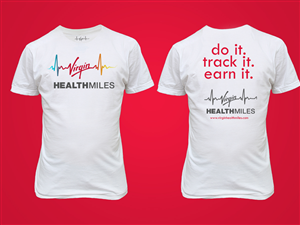 Diseño de Camiseta por Soban para Virgin HealthMiles | Diseño: #1048447