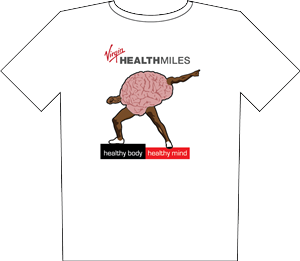 T-shirt Design by Torro for Virgin HealthMiles | Design: #1056544