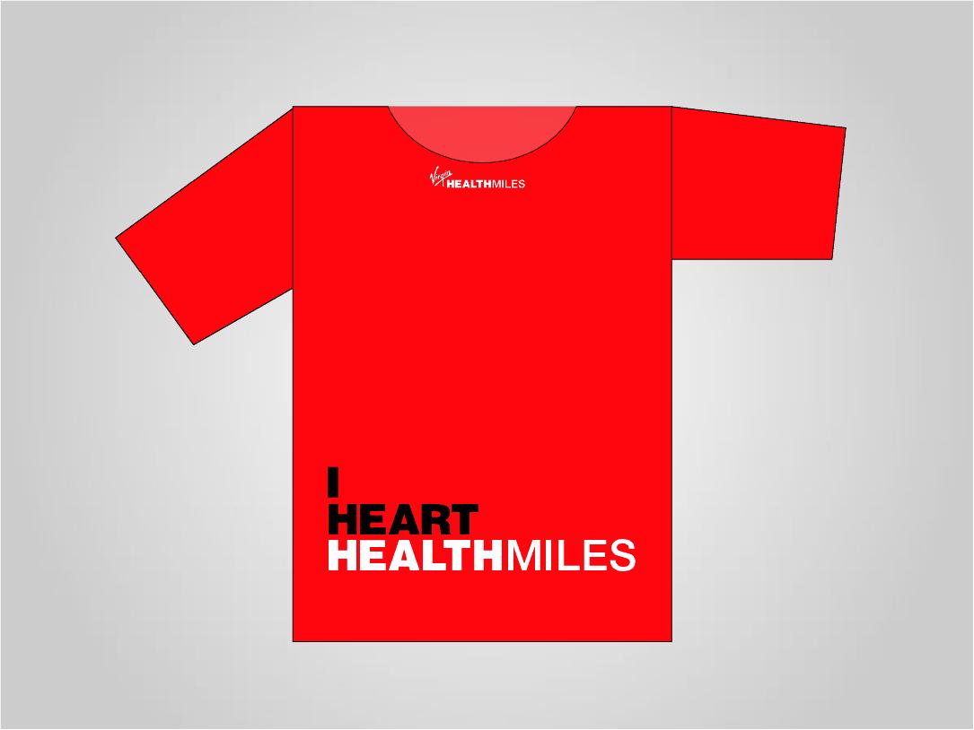 Design de T-shirt par victor pour Virgin HealthMiles | Design #1072222