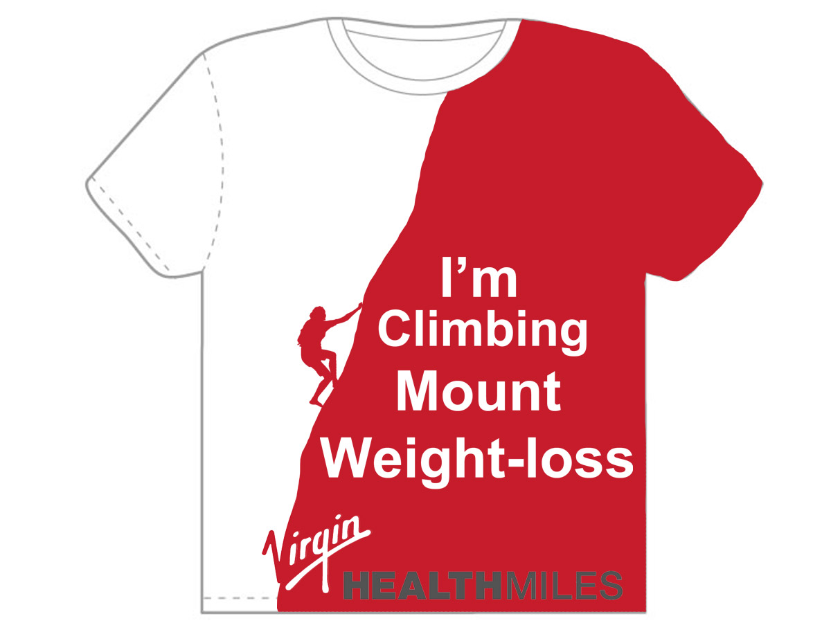 T-shirt Design by Mike Chawner for Virgin HealthMiles | Design #1039353
