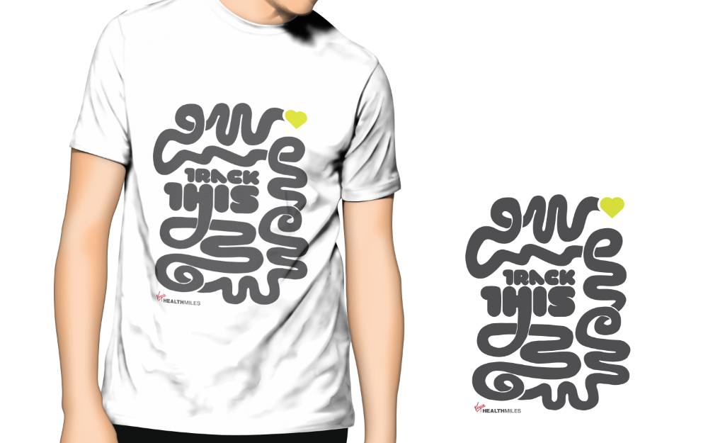 T-shirt Design by hellokwillis for Virgin HealthMiles | Design #1066871