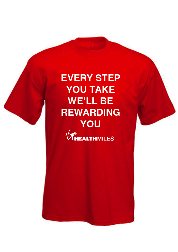 T-shirt Design by Sonya for Virgin HealthMiles | Design #1059917