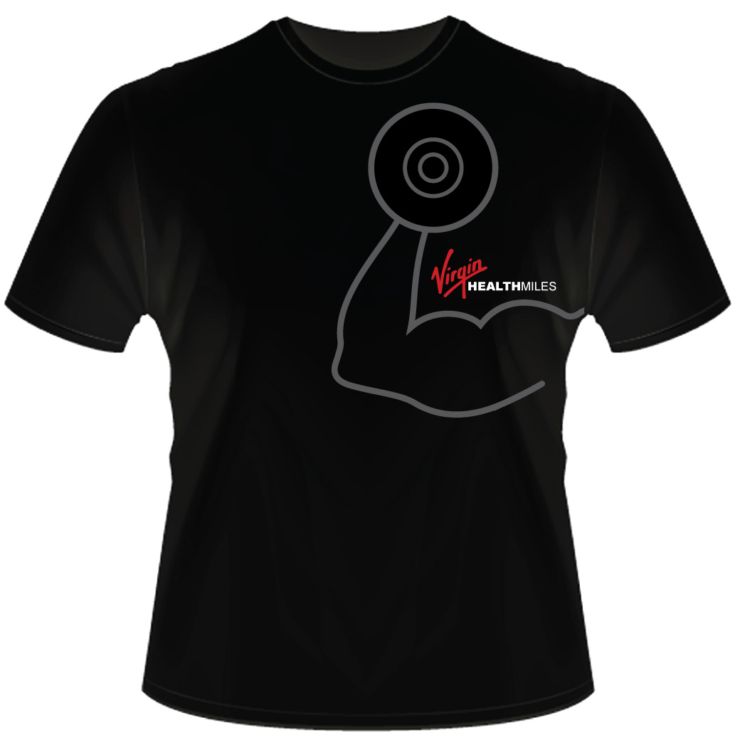 T-shirt Design by mindscape for Virgin HealthMiles | Design #1046245