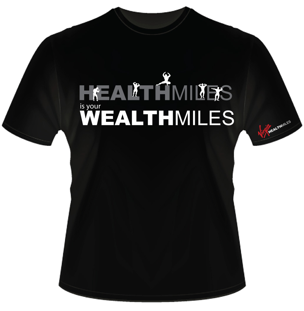 T-shirt Design by mindscape for Virgin HealthMiles | Design #1046264