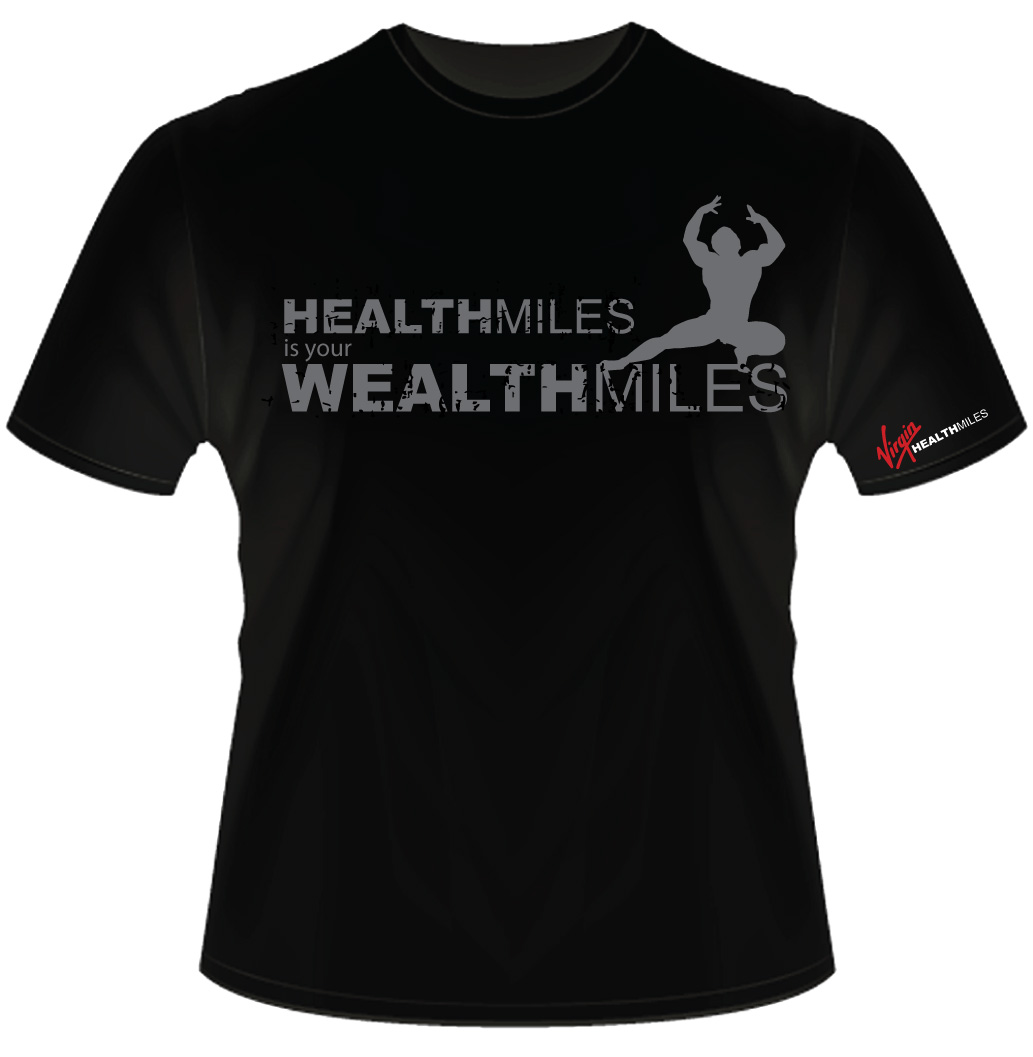 T-shirt Design by mindscape for Virgin HealthMiles | Design #1046272