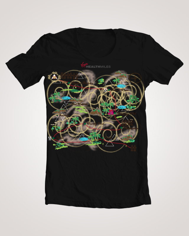 T-shirt Design by Seema Bux for Virgin HealthMiles | Design #1051654